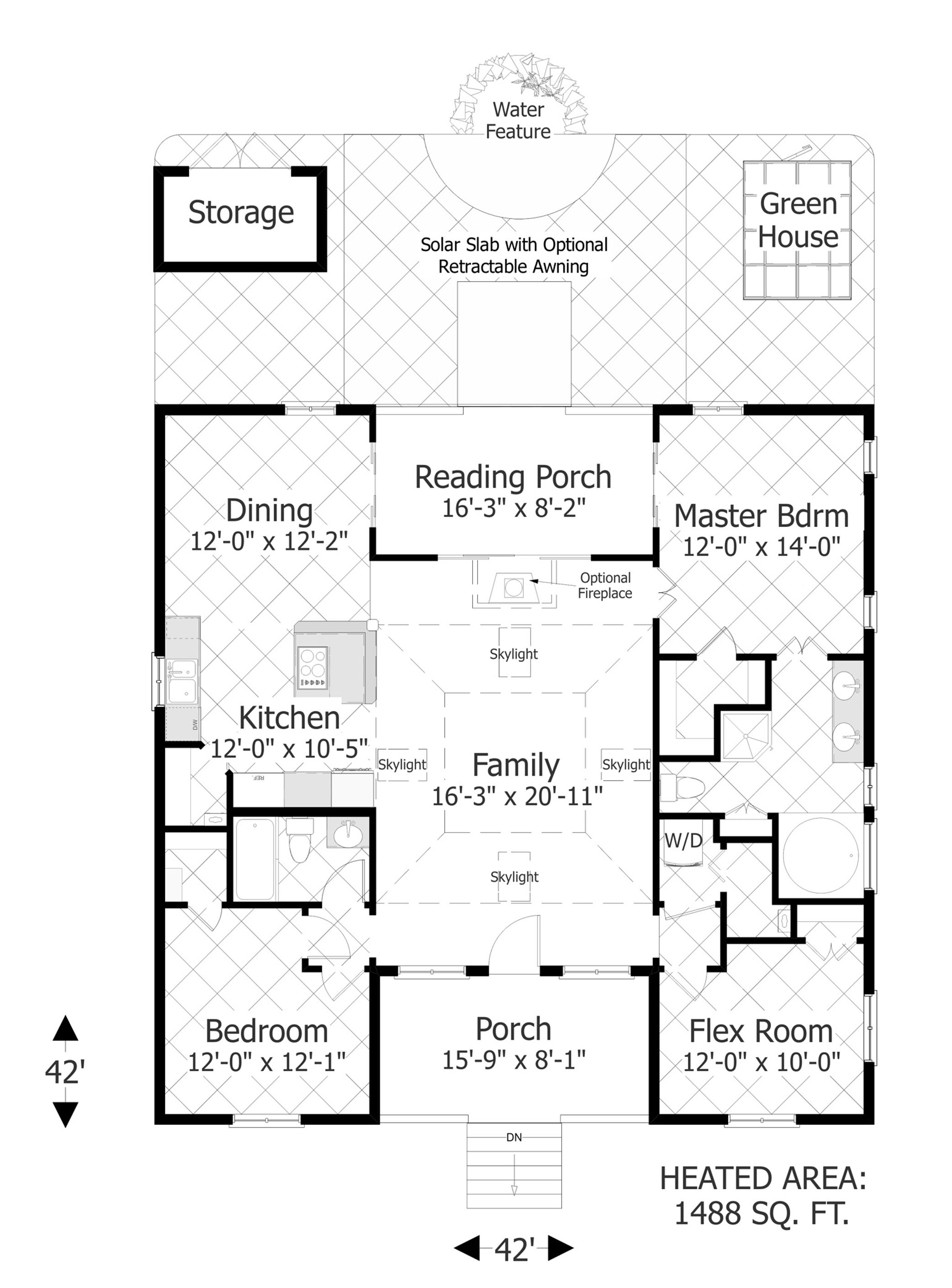 The Eco Box 3107 3 Bedrooms And 2 5 Baths The House Designers 3107